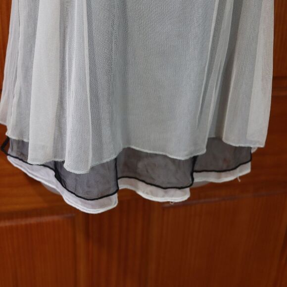 Six Degrees Layered Mesh Y2k Tank Top XL Going Out Top - Picture 6 of 11